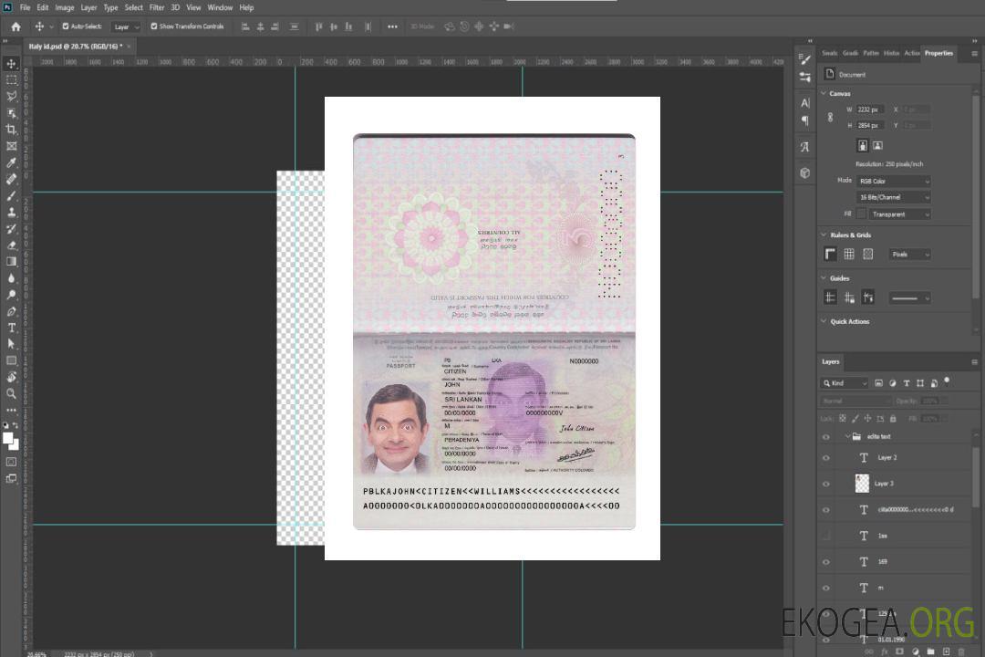Passeport Sri Lanka version 2 template Passeport Sri Lanka version 2 template